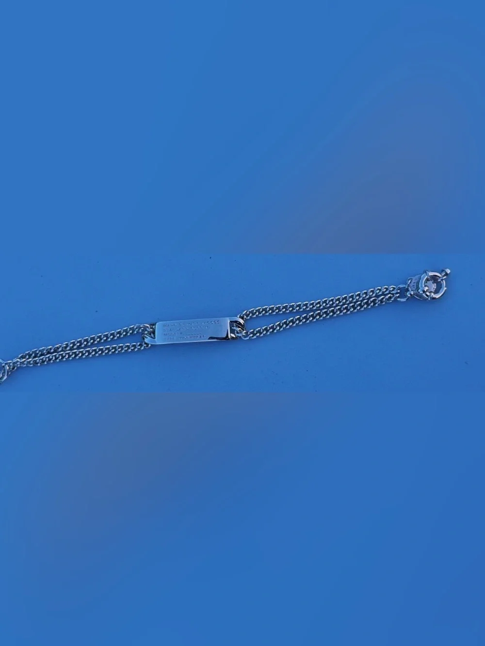 Marc by Marc Jacobs Standard Supply Workwear Chain Bracelet Silver Tone